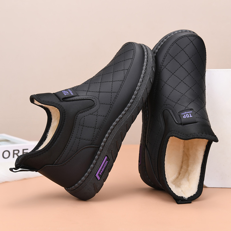Winter Clothing Material - New Winter Women's Shoes, Fleece-Lined, Warm