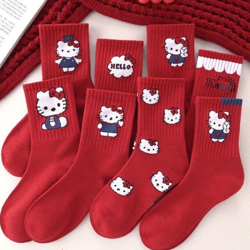 Winter Clothing Youtube - Sanrio Hello Kitty Cartoon Anime Red
