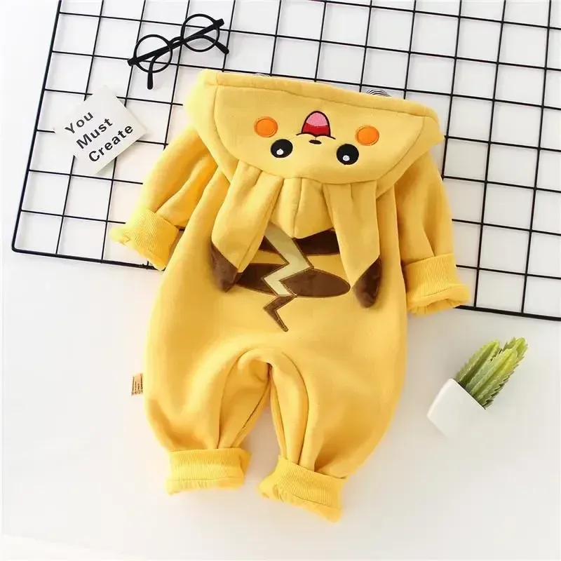 Winter Clothing 1 Year Old - New Cute Cartoon Pokemon Pikachu Baby
