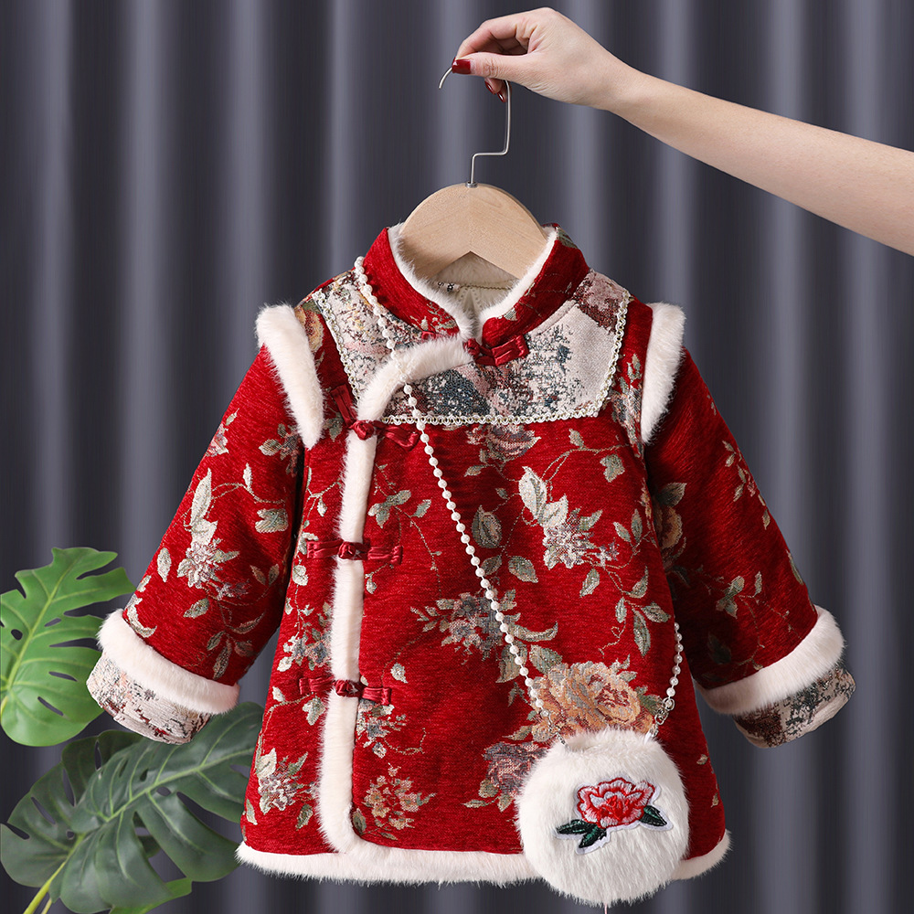 Winter Clothing 1 Year Old - Winter Baby Girls Hanfu Kids Princess
