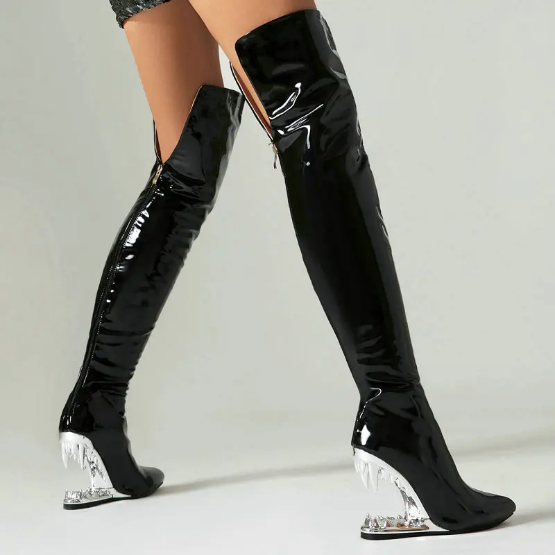 Winter Clothing Material - Tiger Teeth Shark Mouth Tooth Hallow