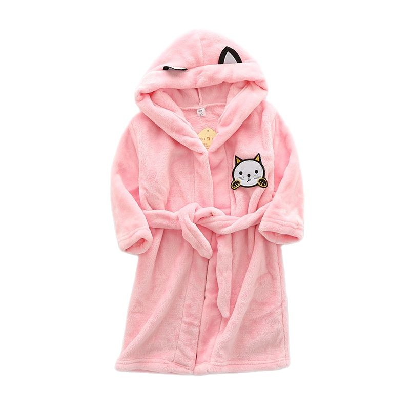 Kids Cartoon Cat Robes New Win – Winter Clothing 1 Year Old recenzja i cena