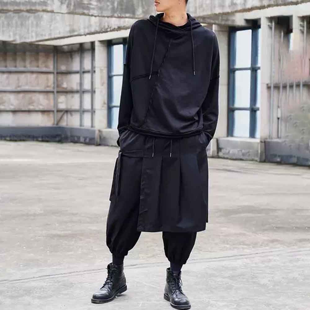Mens Autumn Harem Pants Irregu – Winter Clothing Layers recenzja i cena