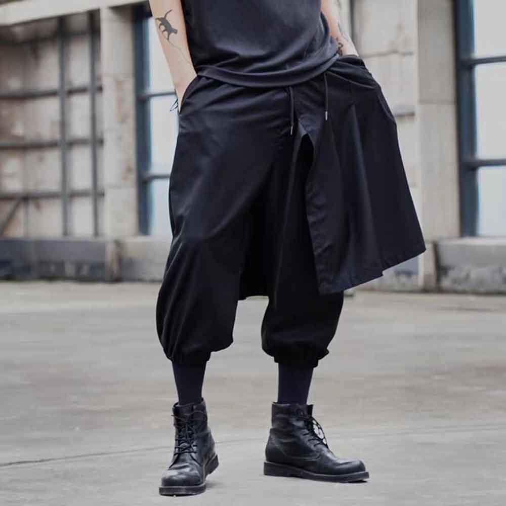 Mens Autumn Harem Pants Irregu – Winter Clothing Layers recenzja i cena