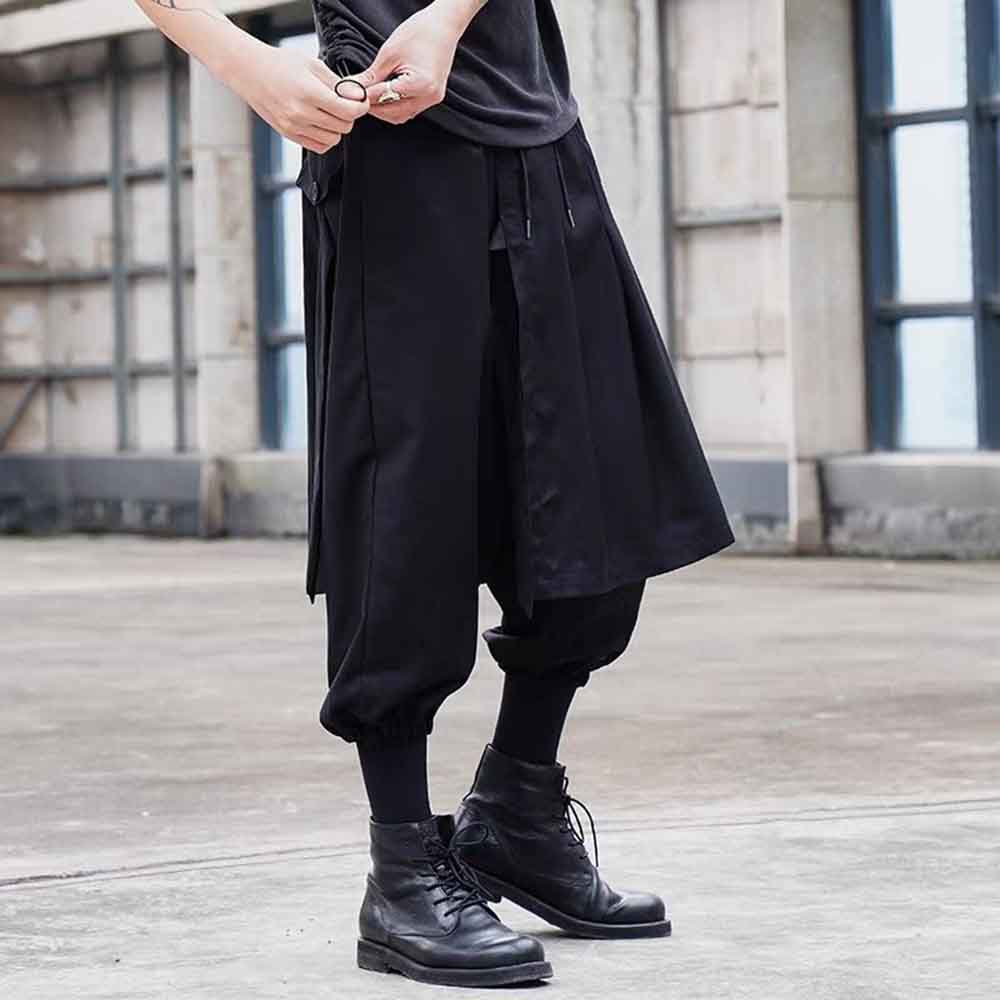 Mens Autumn Harem Pants Irregu – Winter Clothing Layers recenzja i cena