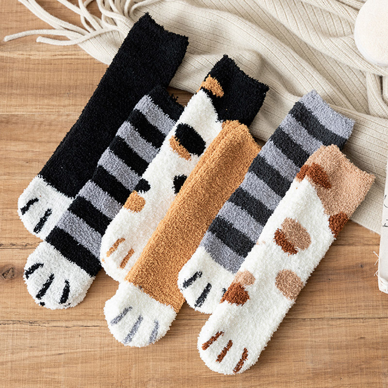 Winter Warm Fluffy Socks Thick – Winter Clothing Youtube recenzja i cena