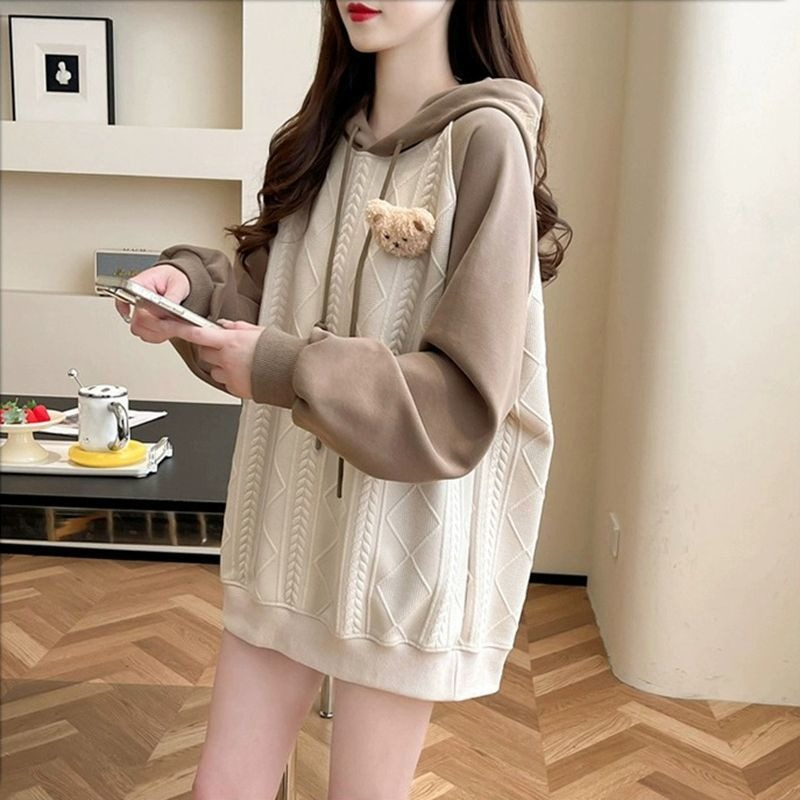 Pink Female Hooded Top Cute Y  – Winter Clothing Essentials For Women recenzja i cena