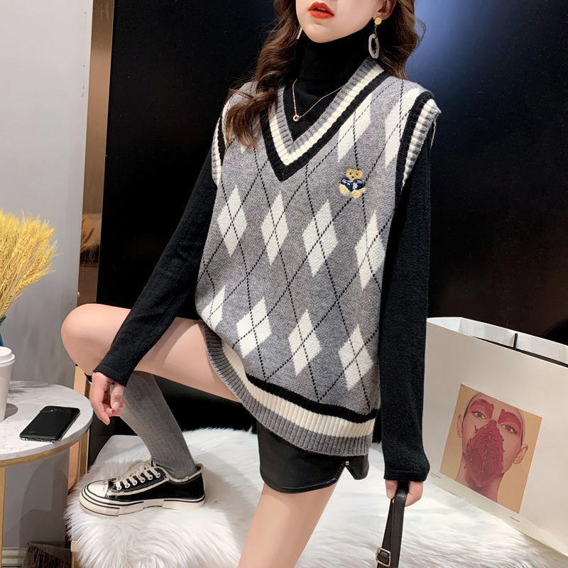 Red Knit Vests for Women Sleev – Winter Clothing Trends For Women recenzja i cena