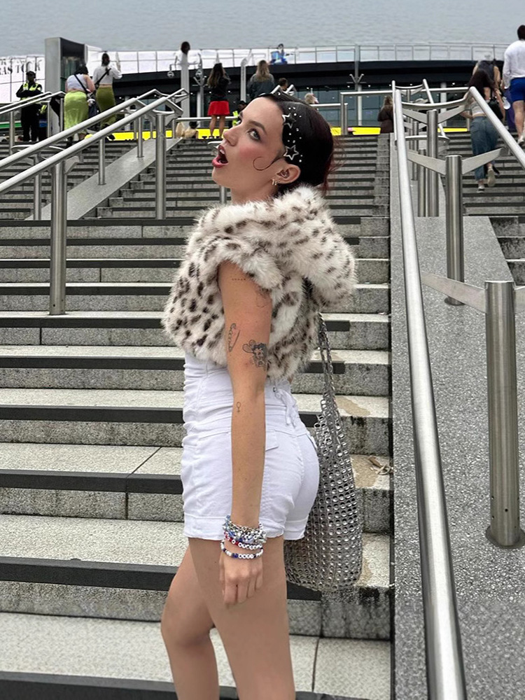 Y2K Sexy Leopard Print Hooded  – Winter Clothing Trends For Women recenzja i cena