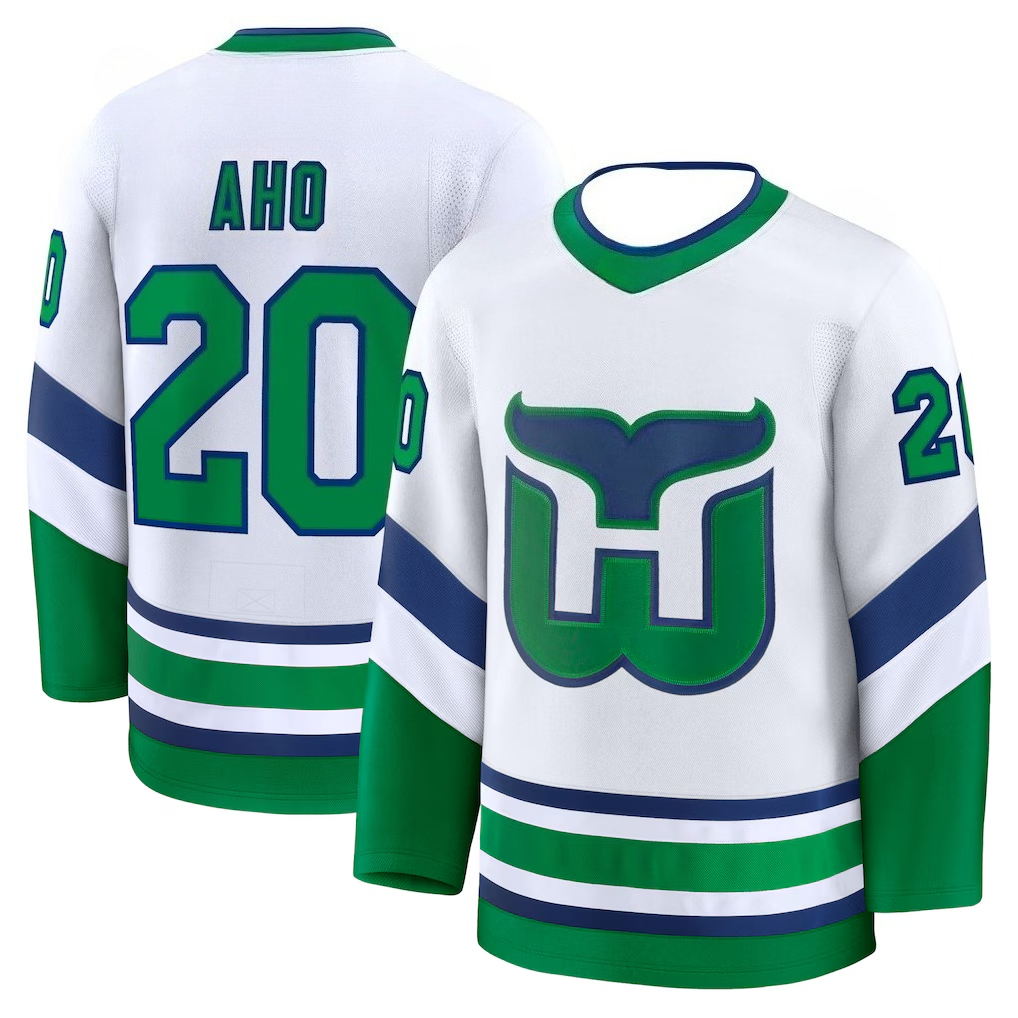 Hockey Jersey - White with Gre – Winter Clothing Layers recenzja i cena