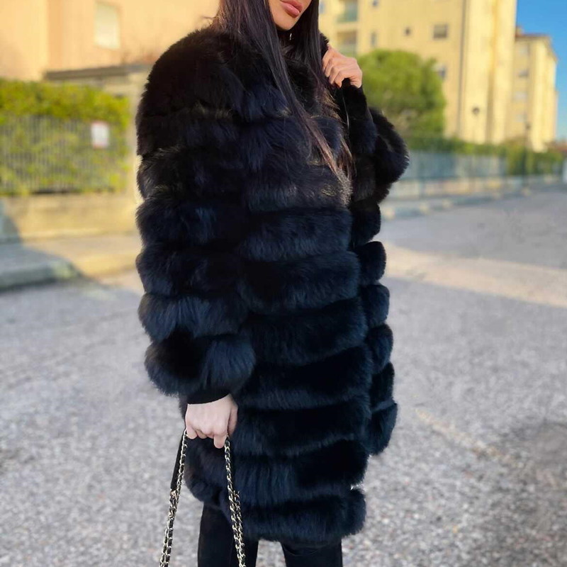 QUEENTINA Real Fox Fur Coat Wi – Winter Clothing Offer recenzja i cena