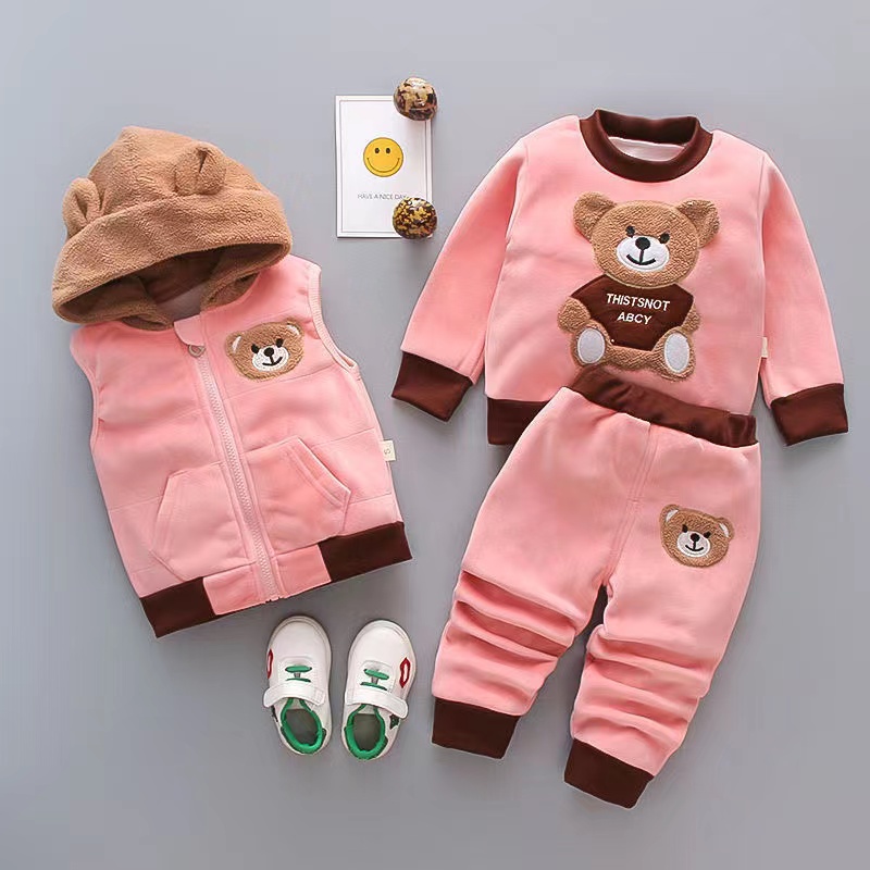 3Pcs Newborn Clothes Baby Girl – Winter Clothing 1 Year Old recenzja i cena