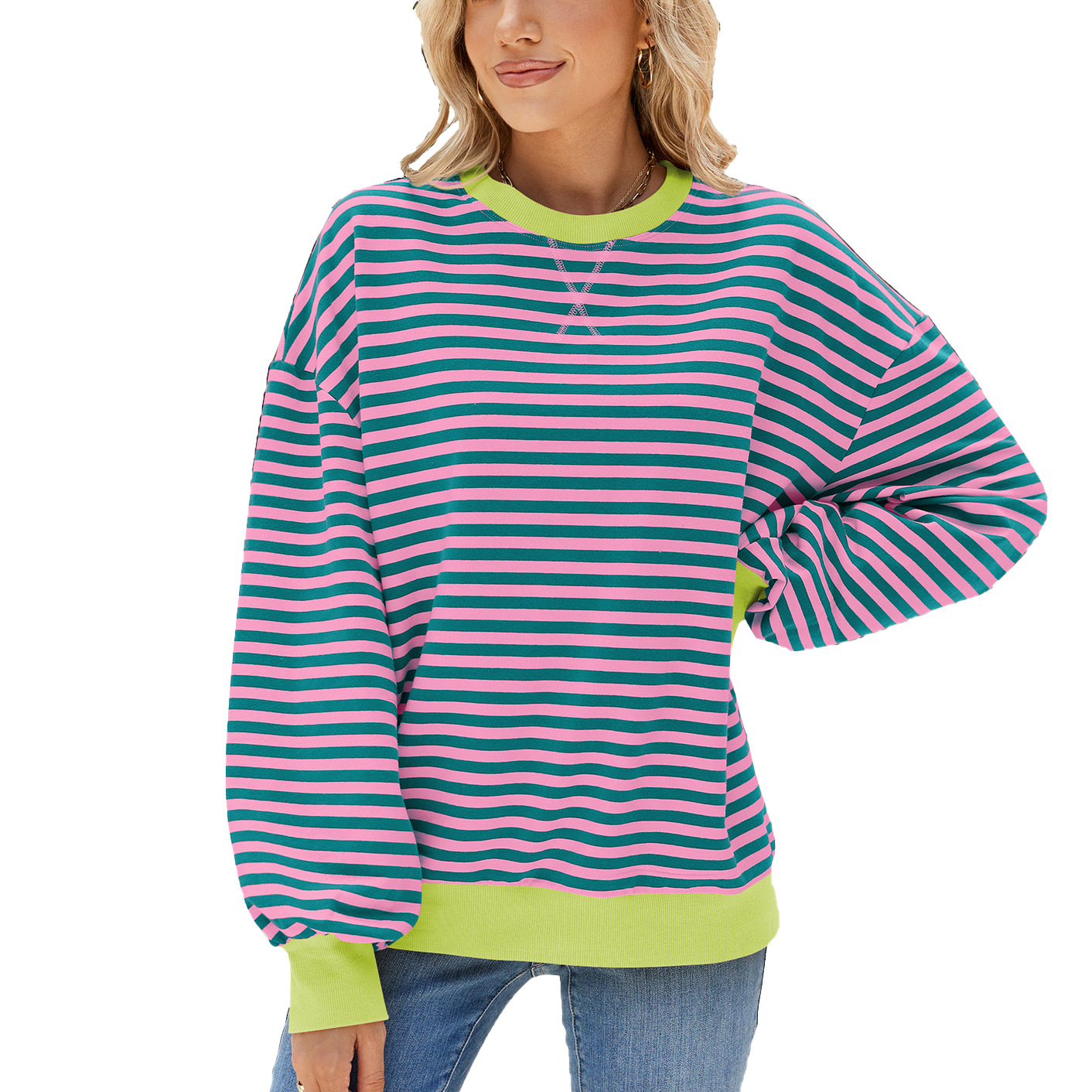 Sudaderas Ropa De Mujer Stripe – Winter Clothing Essentials For Women recenzja i cena