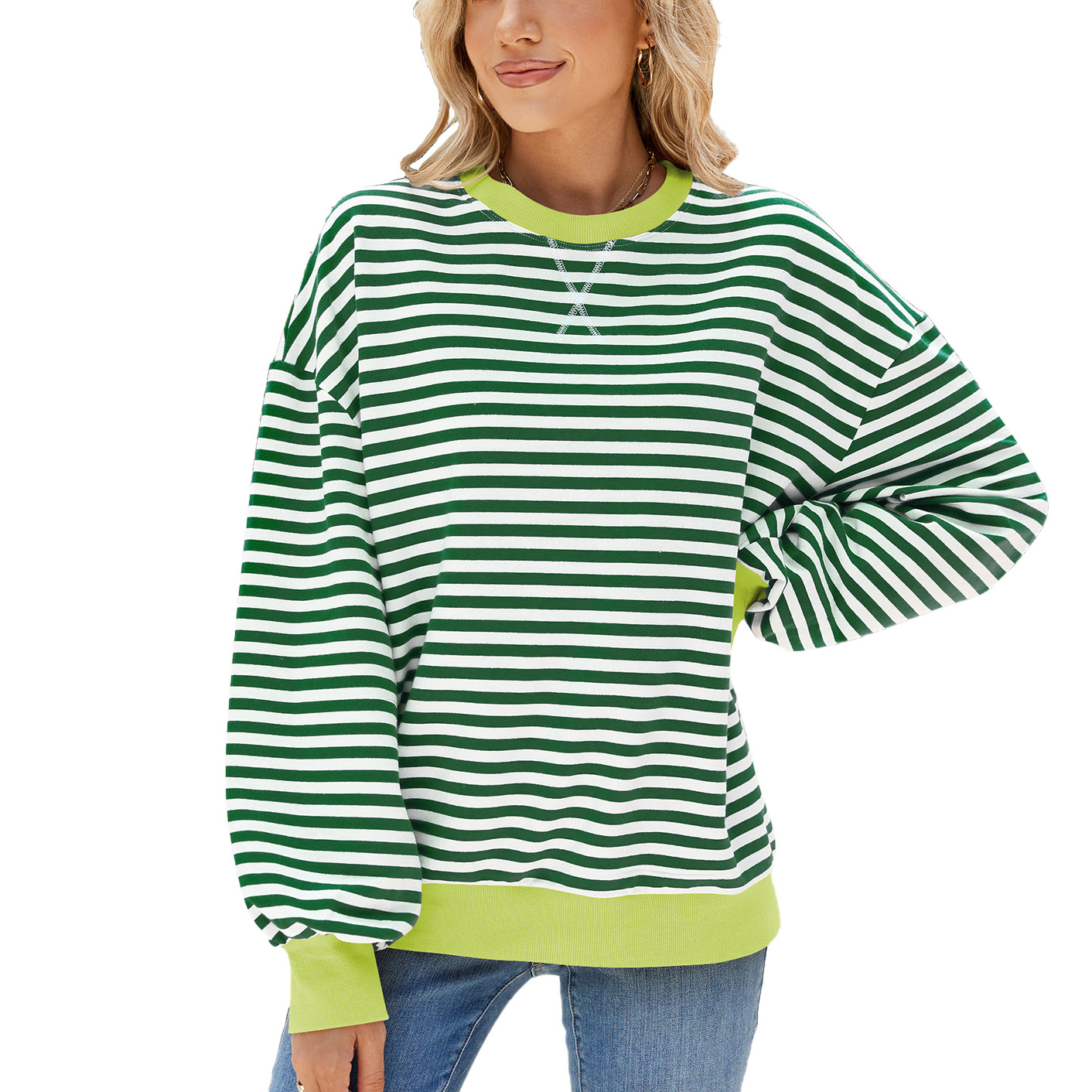 Sudaderas Ropa De Mujer Stripe – Winter Clothing Essentials For Women recenzja i cena