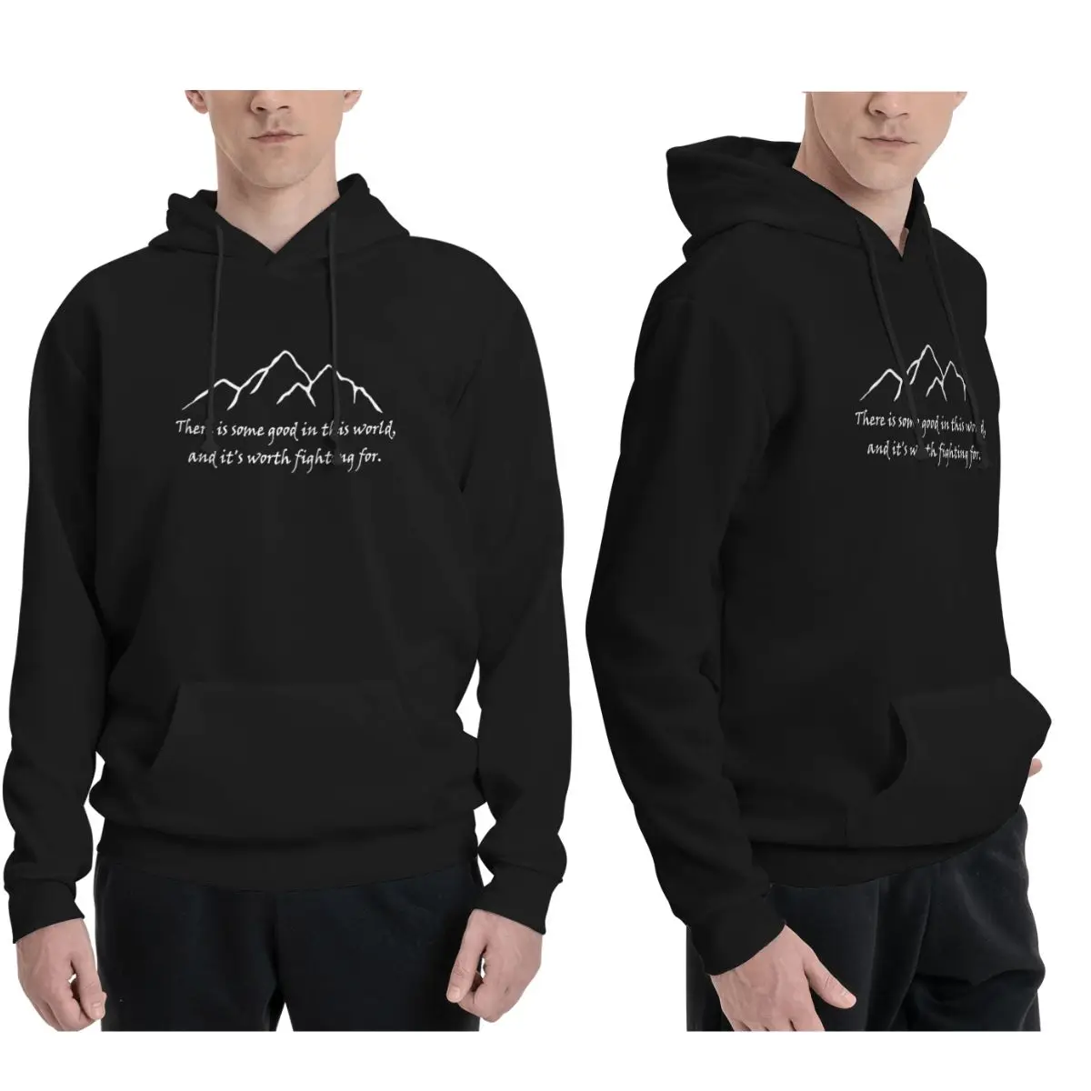 Samwise Quote Zipped Hoodies M – Winter Clothing Quotes recenzja i cena