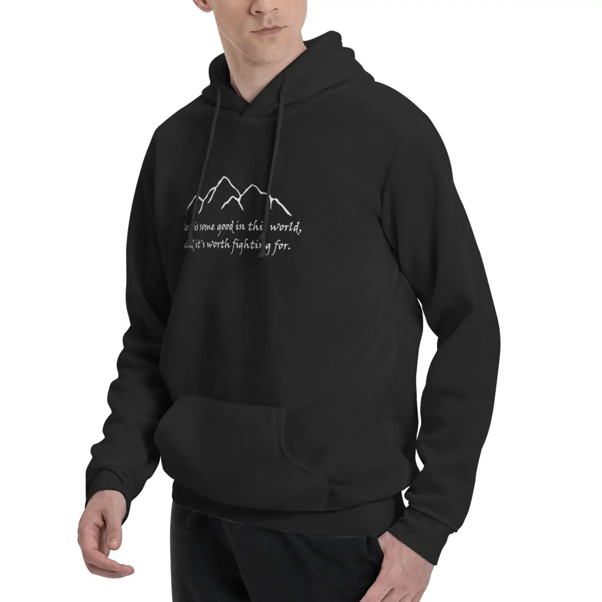 Samwise Quote Zipped Hoodies M – Winter Clothing Quotes recenzja i cena