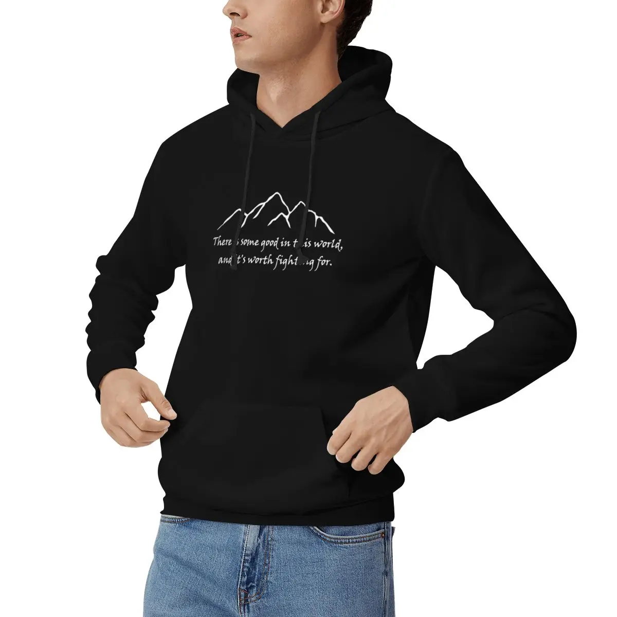 Samwise Quote Zipped Hoodies M – Winter Clothing Quotes recenzja i cena