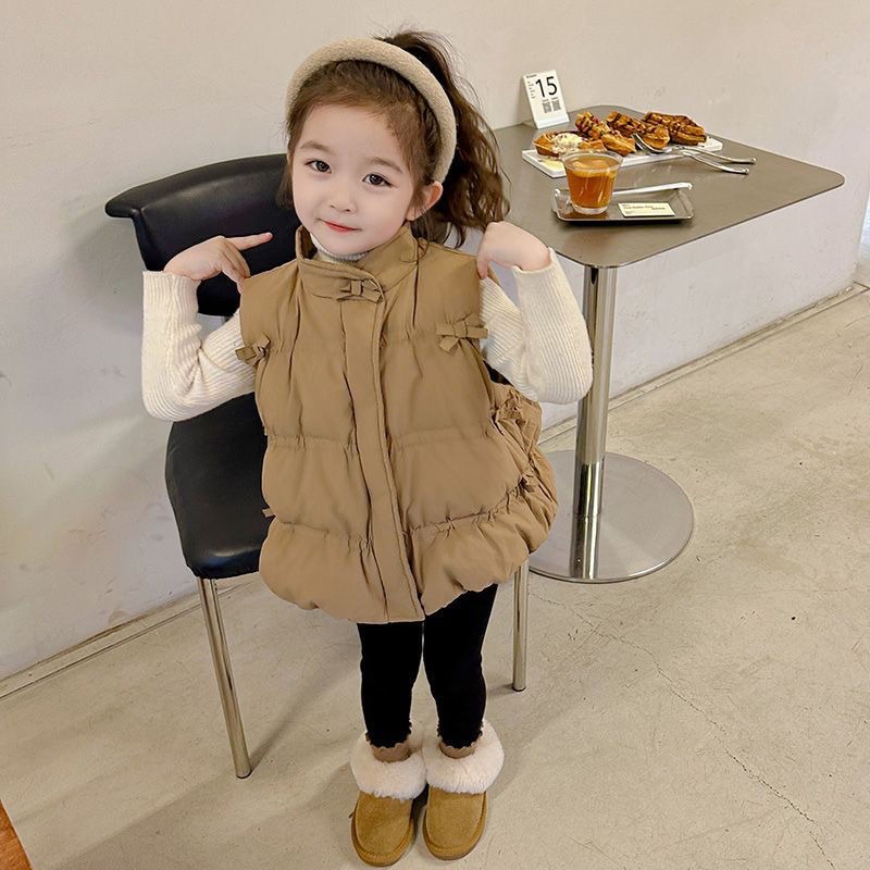 Girl's Thickened Winter Vest 2 – Winter Clothing 1 Year Old recenzja i cena