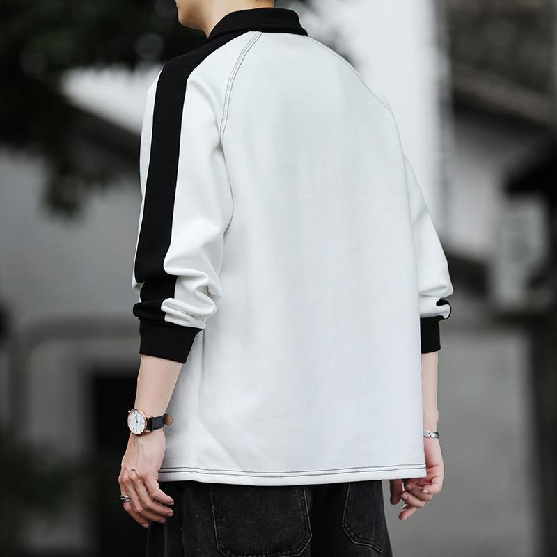 Color Contrast Mens Polo Shirt – Winter Clothing Quotes recenzja i cena