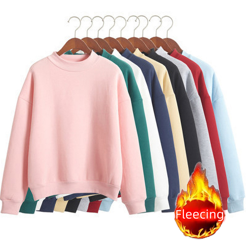 Fleecing Half High Neck Long S – Winter Clothing Trends For Women recenzja i cena