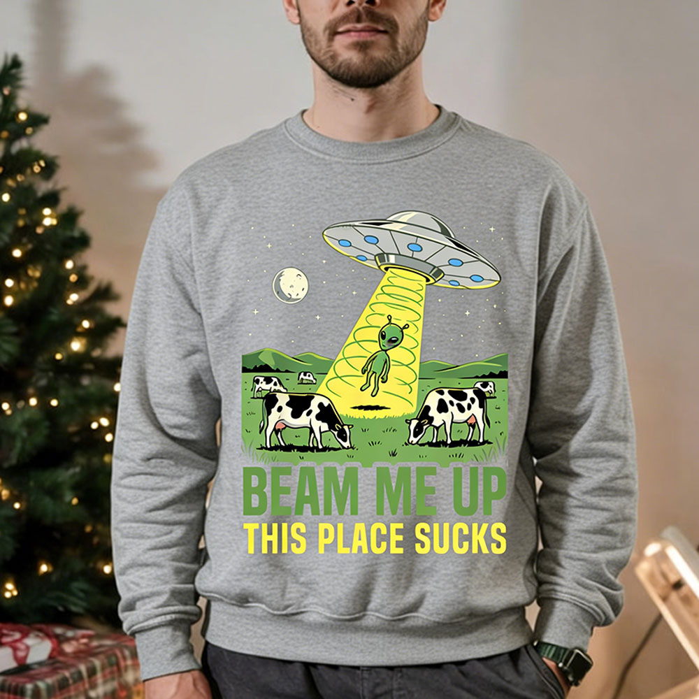 Beam Me Up This Place Sucks Me – Winter Clothing Quotes recenzja i cena