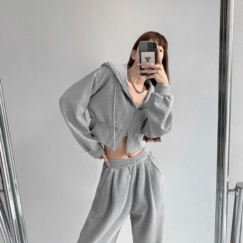 Full Zip Up Women's Hoodies Sw – Winter Clothing Essentials For Women recenzja i cena