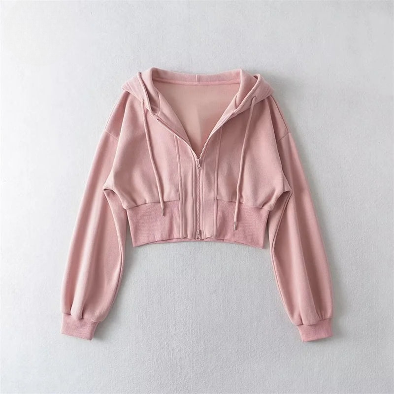 Full Zip Up Women's Hoodies Sw – Winter Clothing Essentials For Women recenzja i cena