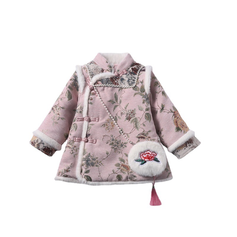 Winter Baby Girls Hanfu Kids P – Winter Clothing 1 Year Old recenzja i cena