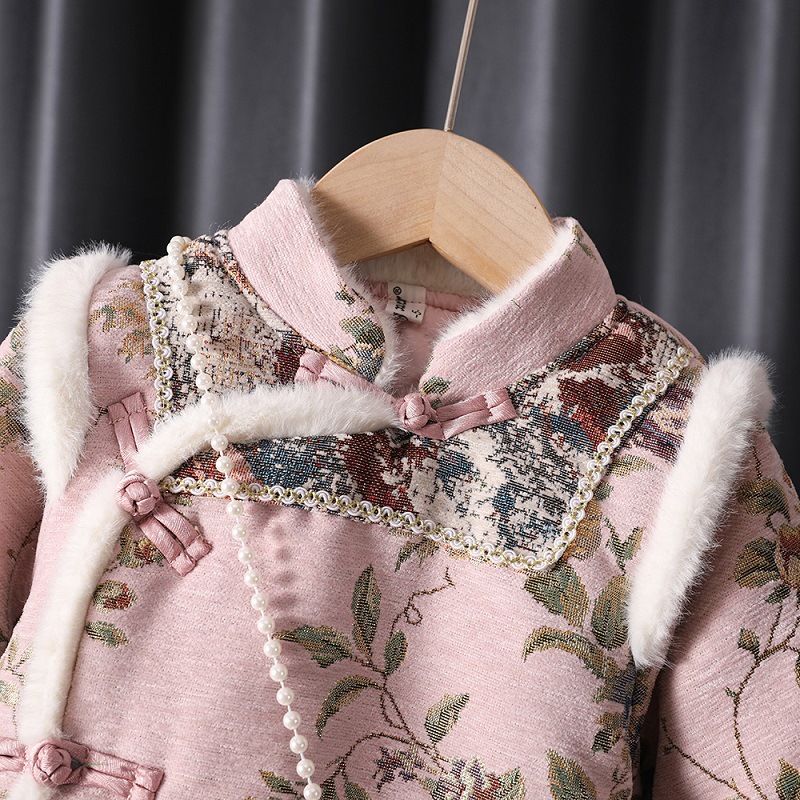 Winter Baby Girls Hanfu Kids P – Winter Clothing 1 Year Old recenzja i cena