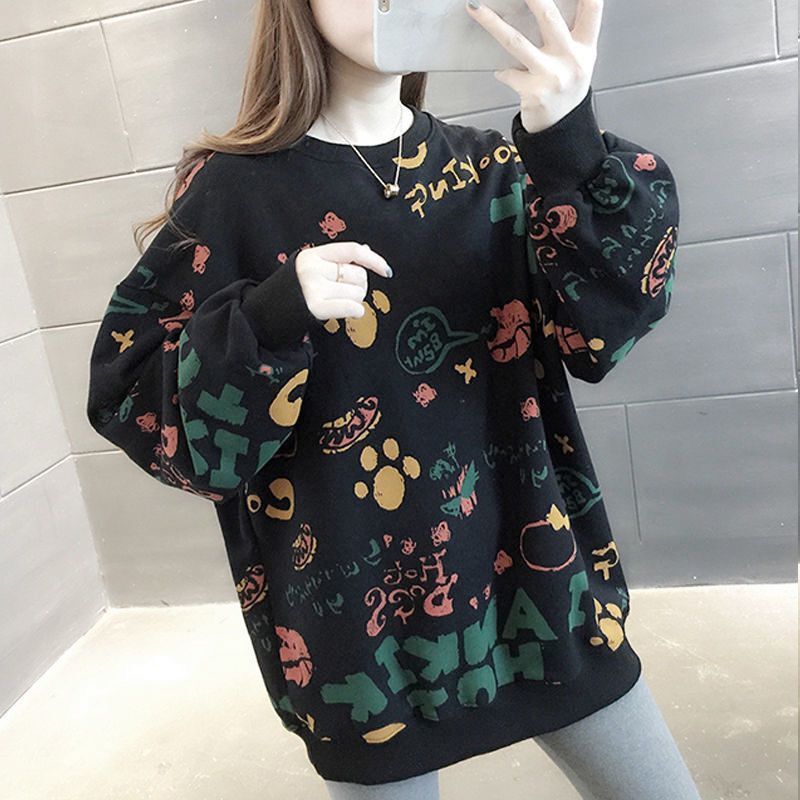 Casual Printed Loose Women's S – Winter Clothing Essentials For Women recenzja i cena