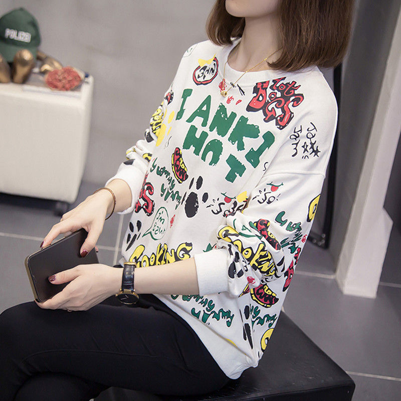 Casual Printed Loose Women's S – Winter Clothing Essentials For Women recenzja i cena