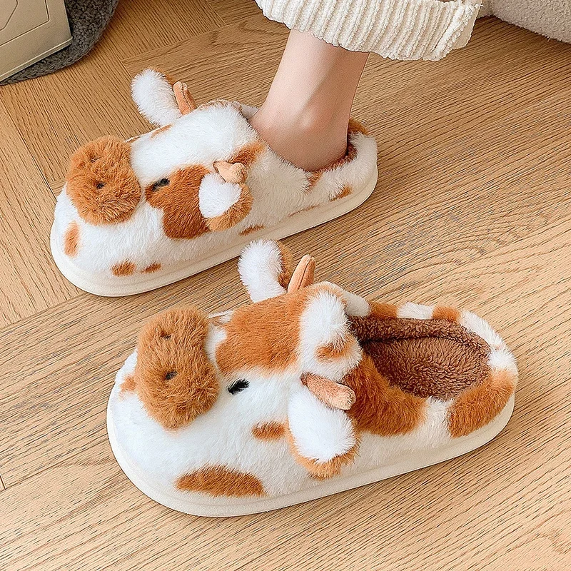 Casual Fluffy Slippers Women H – Winter Clothing Material recenzja i cena