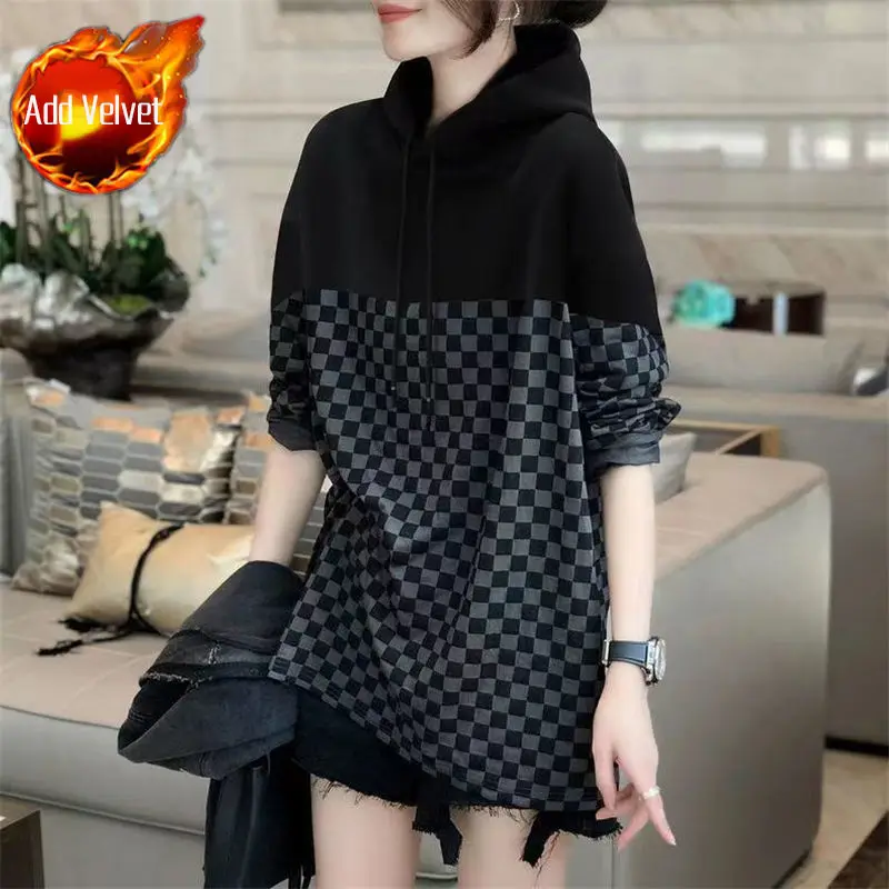 Women's Sweatshirt Baggy Top H – Winter Clothing Essentials For Women recenzja i cena
