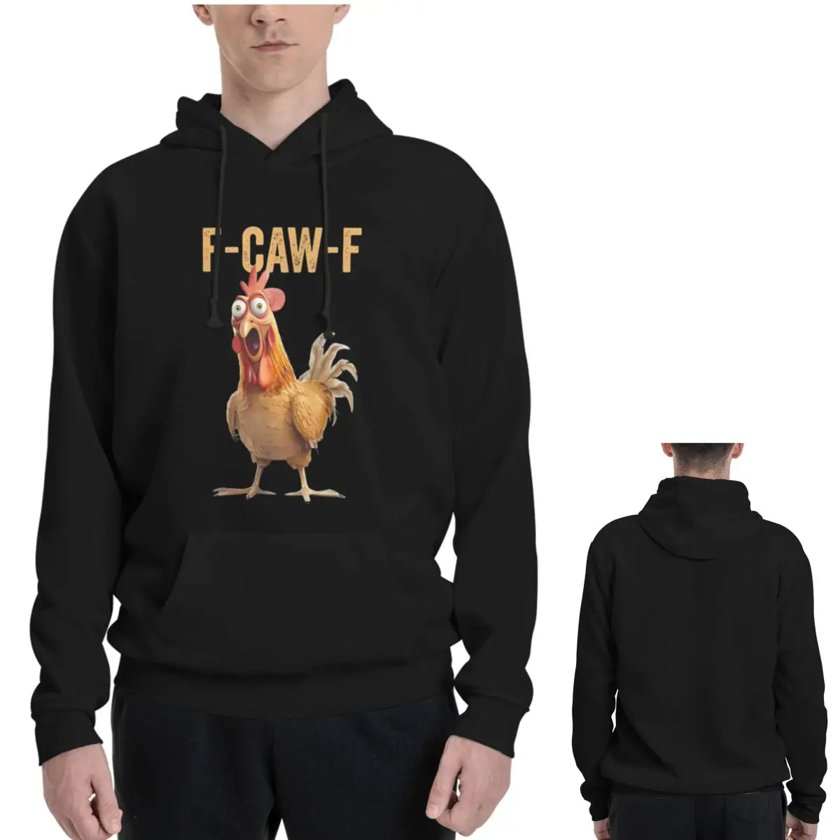 F-Caw-F Funny Chicken FCAWF Hu – Winter Clothing Quotes recenzja i cena