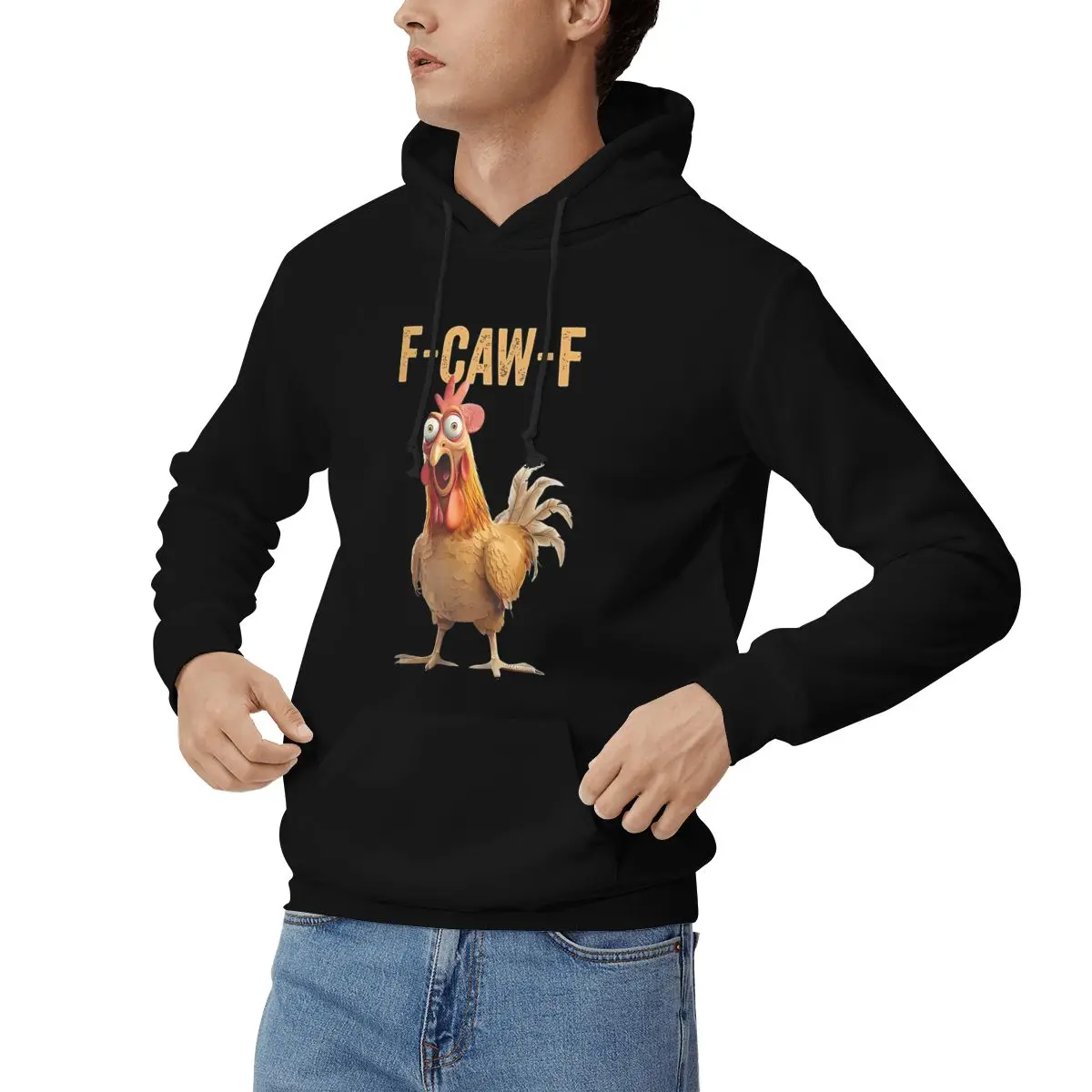 F-Caw-F Funny Chicken FCAWF Hu – Winter Clothing Quotes recenzja i cena