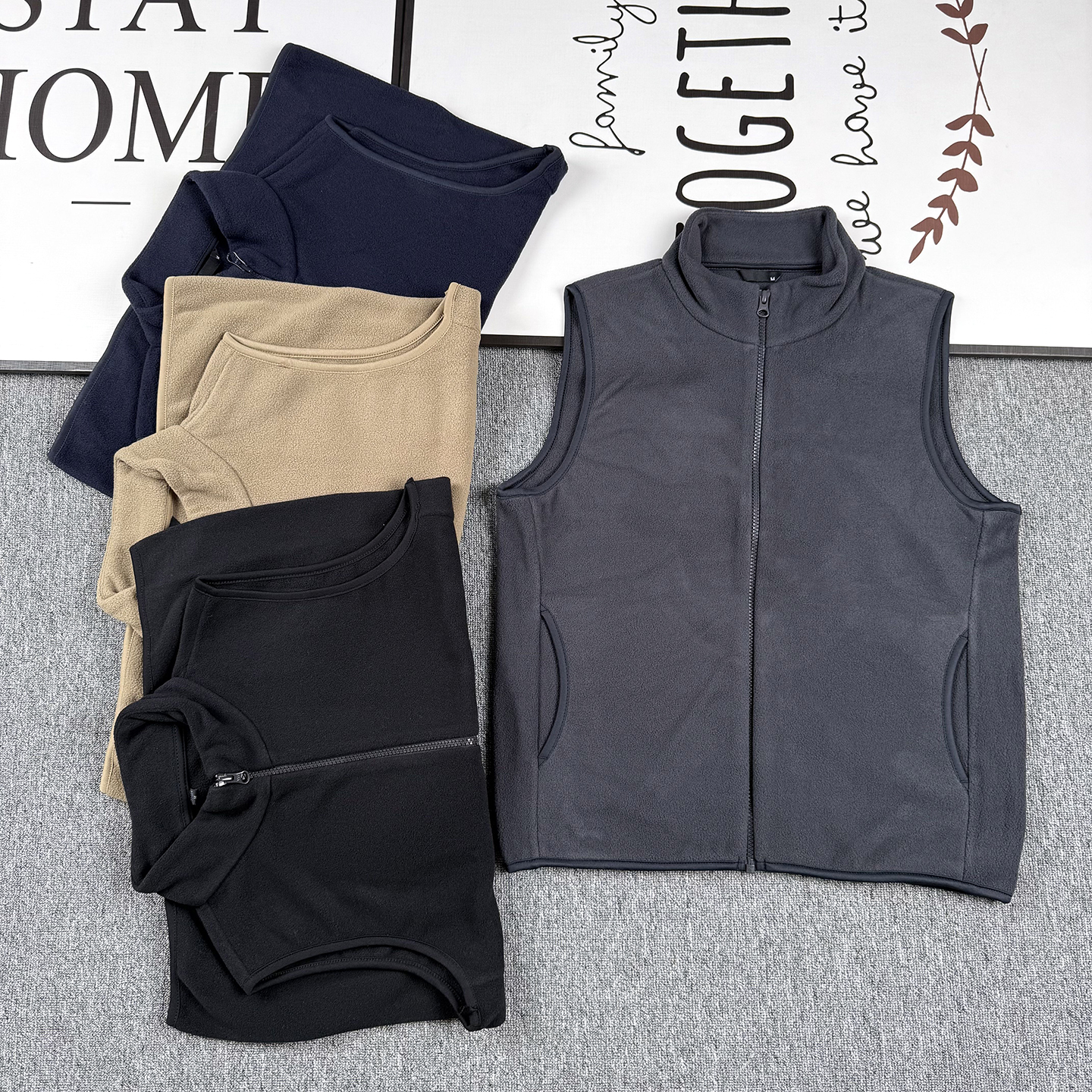 Double-Sided Fleece Vest Warm  – Winter Clothing Companies recenzja i cena