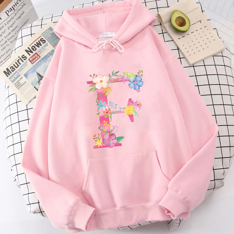 26 Alphabet A-Z Pink Flower Le – Winter Clothing Essentials For Women recenzja i cena
