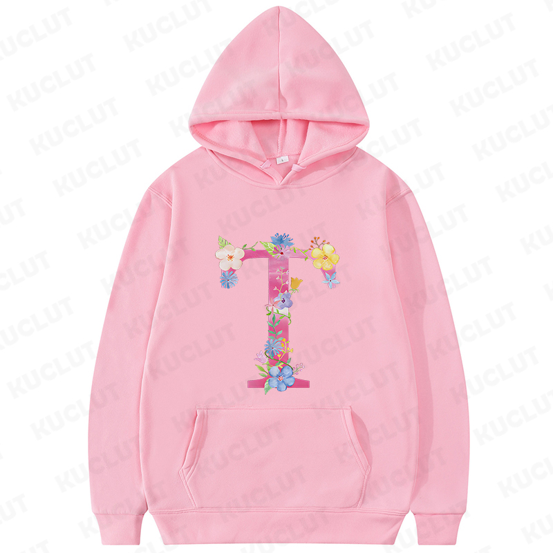 26 Alphabet A-Z Pink Flower Le – Winter Clothing Essentials For Women recenzja i cena