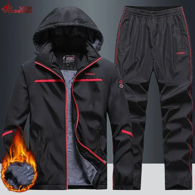 New Warm Sport Suit Men`s Sets – Winter Clothing Patterns recenzja i cena