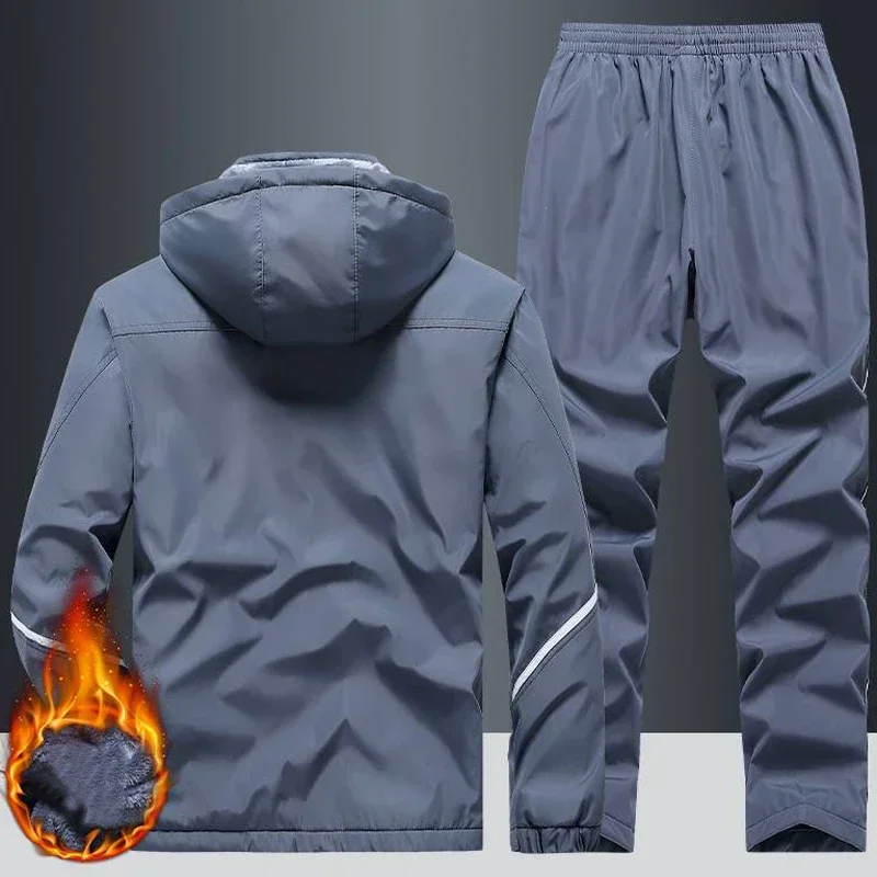 New Warm Sport Suit Men`s Sets – Winter Clothing Patterns recenzja i cena