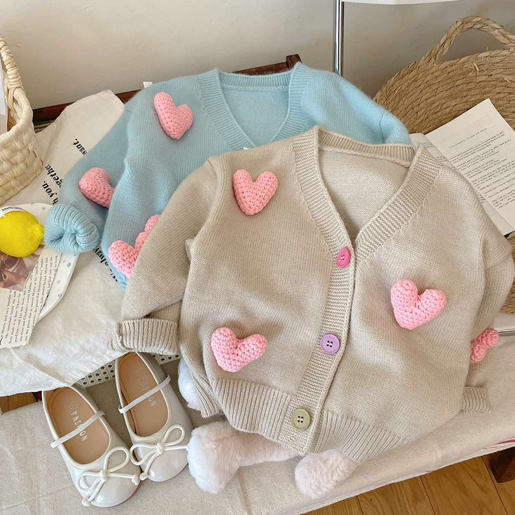 Girls Sweaters Coat Three-Dime – Winter Clothing 1 Year Old recenzja i cena
