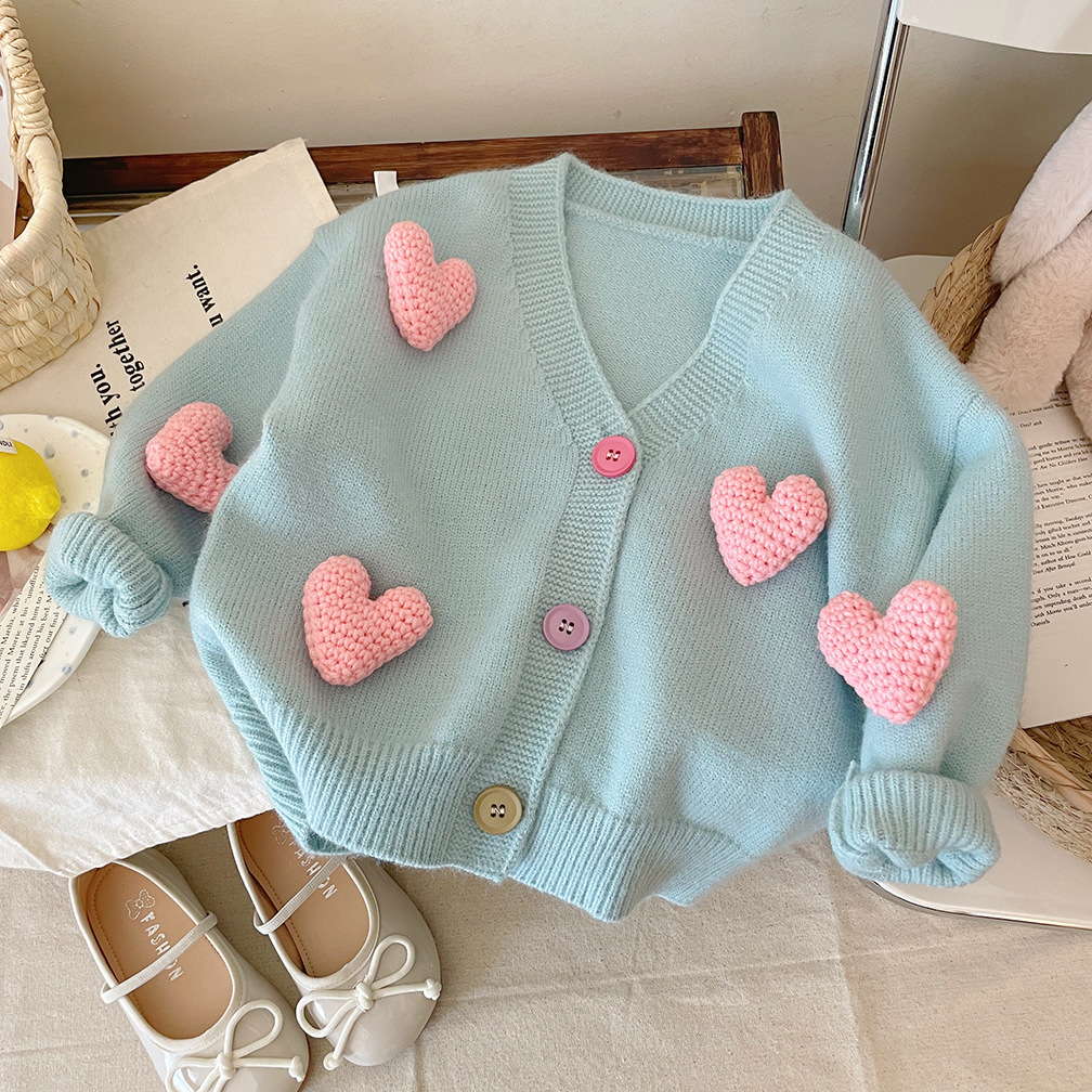 Girls Sweaters Coat Three-Dime – Winter Clothing 1 Year Old recenzja i cena