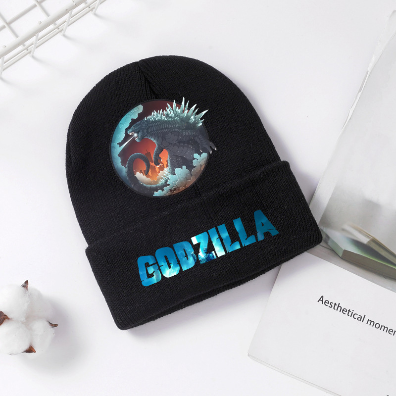 Godzilla Knitted Hat Winter Sp – Winter Clothing 1 Year Old recenzja i cena
