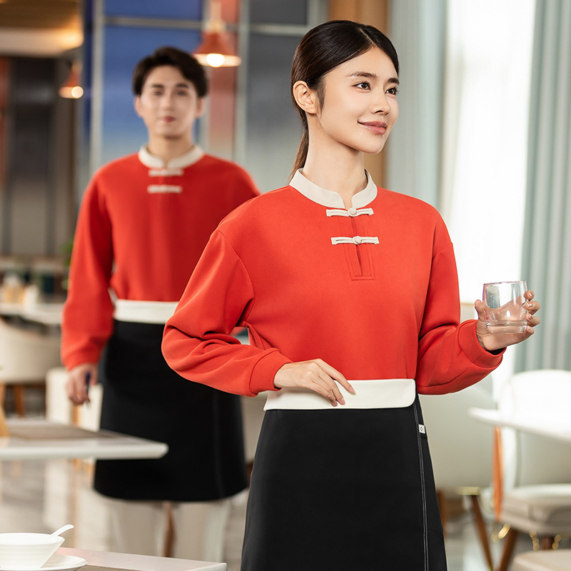 Chinese-style waiter sweatshir – Winter Clothing Companies recenzja i cena