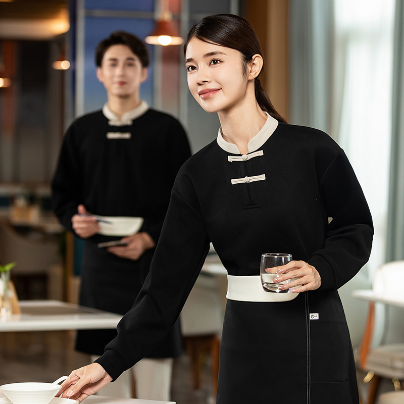 Chinese-style waiter sweatshir – Winter Clothing Companies recenzja i cena