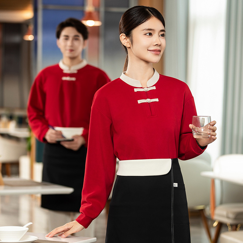 Chinese-style waiter sweatshir – Winter Clothing Companies recenzja i cena