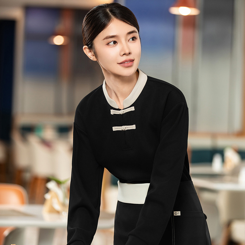Chinese-style waiter sweatshir – Winter Clothing Companies recenzja i cena