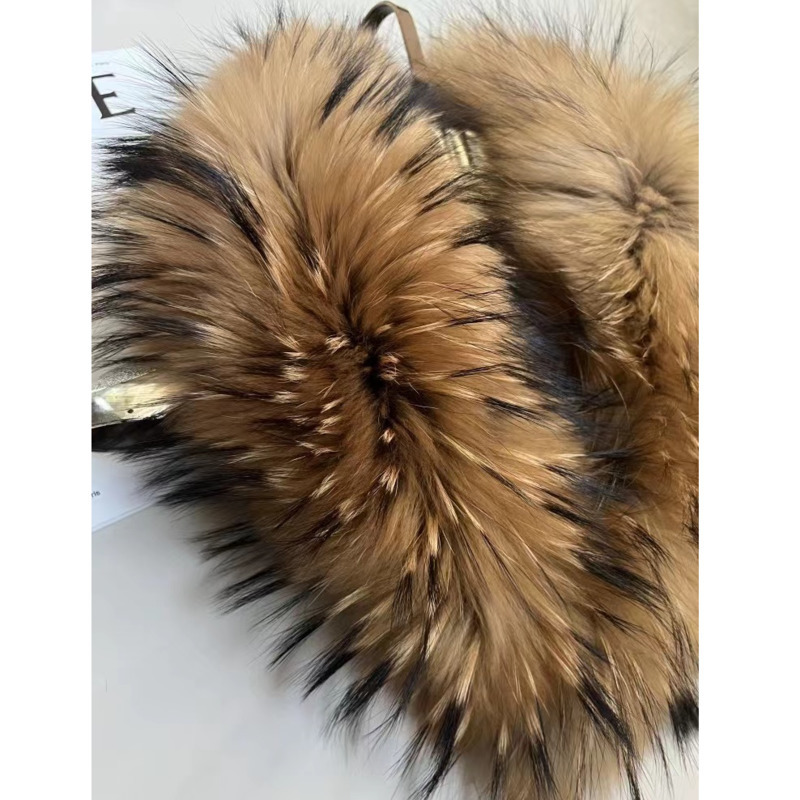 Raccoon Fur Collar Female Wint – Winter Clothing Material recenzja i cena