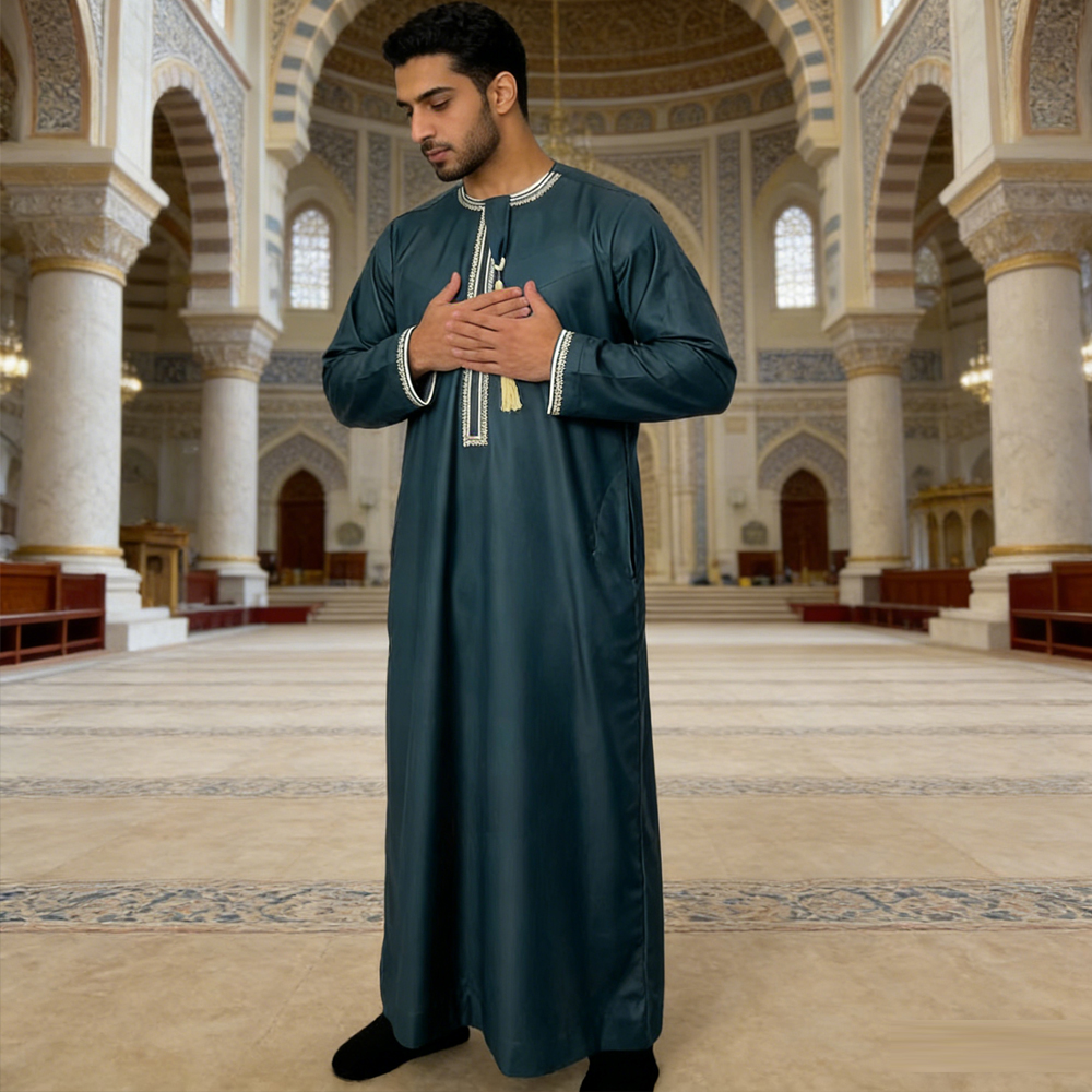 New Muslim Men Dress Abaya Daf – Winter Clothing Pakistan Men recenzja i cena